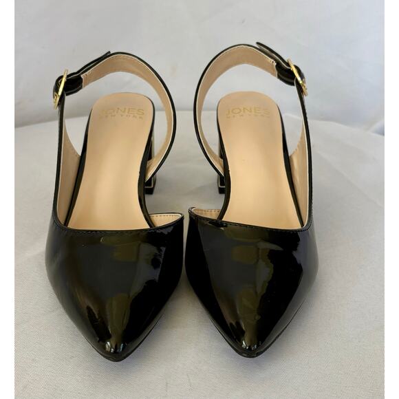 Jones New York Women's Candree Block Heel Slingback Pumps Black Size 8M NWT/Box - Picture 1 of 6